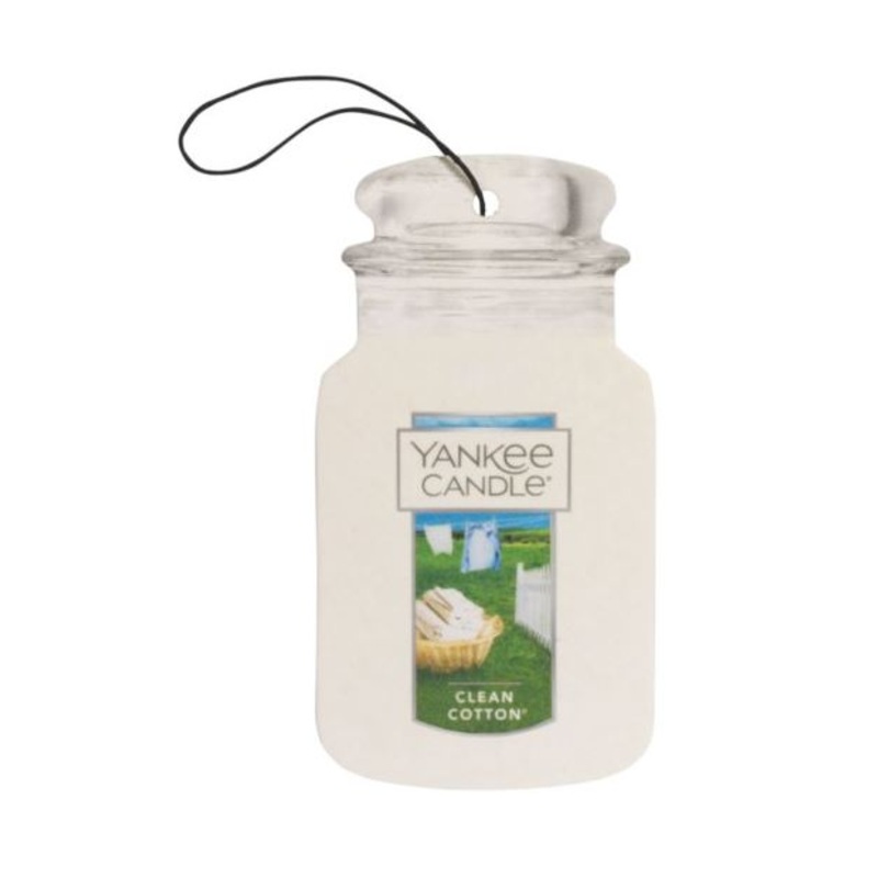 Yankee Candle Car Jar Car Freshener – Clean Cotton