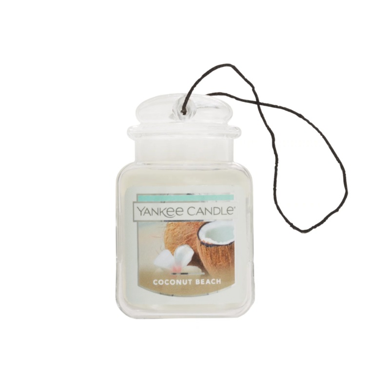Yankee Candle Car Jar Ultimate Car Freshener –  Coconut Beach
