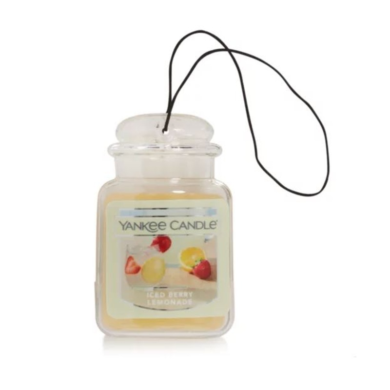 Yankee Candle Car Jar Ultimate Car Freshener – Iced Berry Lemonade