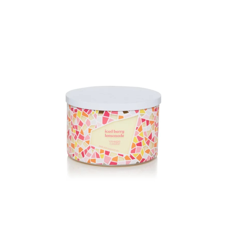 Yankee Candle Iced Berry Lemonade 3-Wick Candle