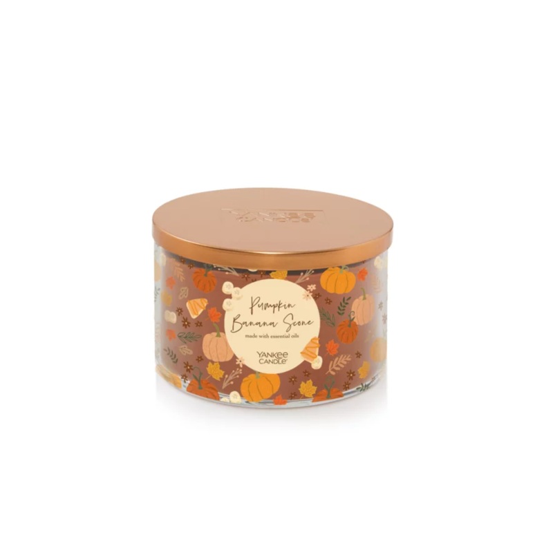 Yankee Candle Pumpkin Banana Scone 3-Wick Candle