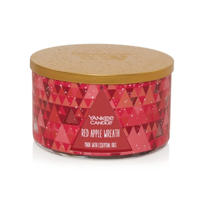 Yankee Candle Red Apple Wreath 3-Wick Tumbler Candle