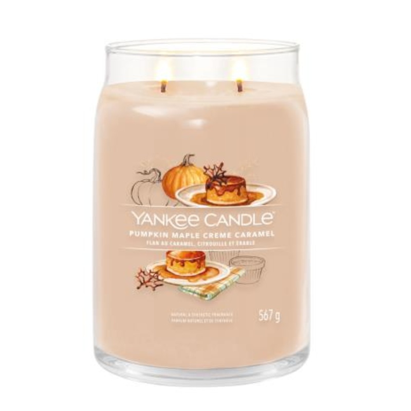 Yankee Candle Signature Large Jar Candle – Pumpkin Maple Crme Caramel