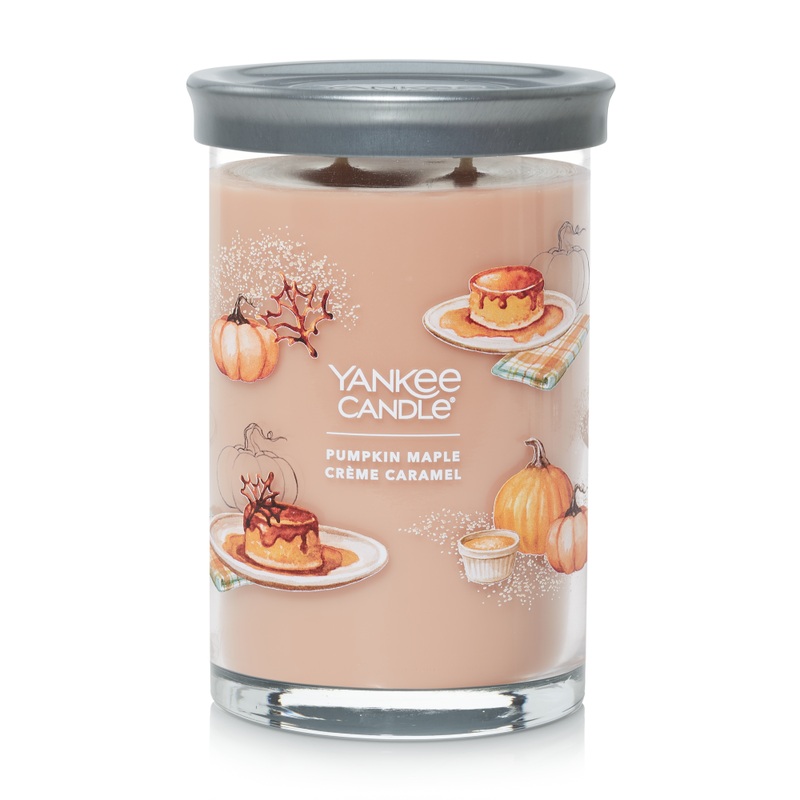 Yankee Candle Signature Large Tumbler Candle – Pumpkin Maple Crme Caramel