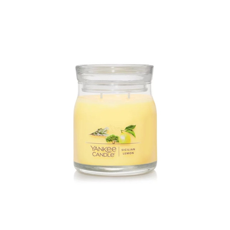 Yankee Candle Signature Medium Jar Candle – Sicilian Lemon