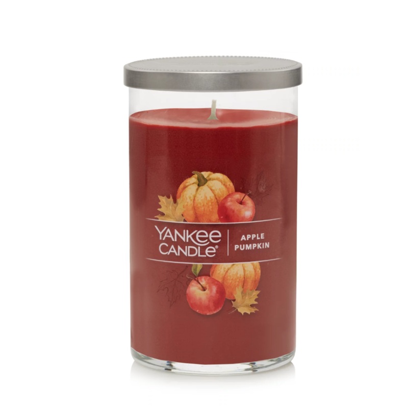 Yankee Candle Signature Medium Pillar Candle – Apple Pumpkin