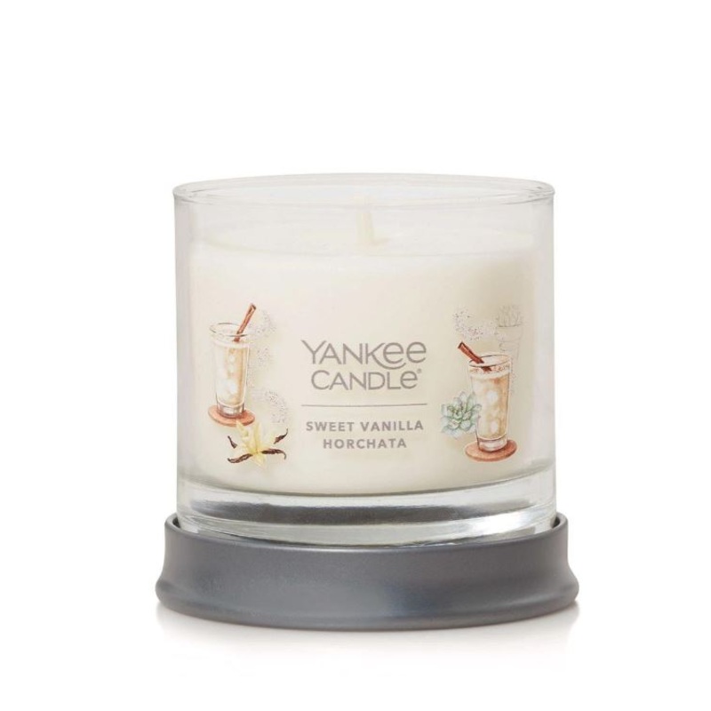 Yankee Candle Signature Small Tumbler Candle – Sweet Vanilla Horchata