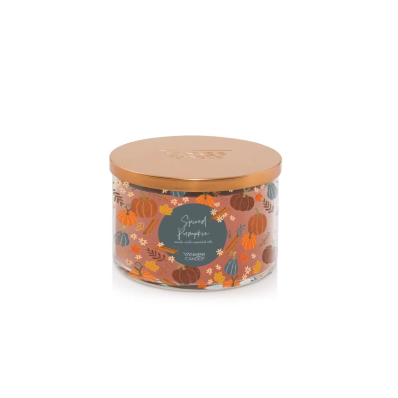Yankee Candle Spiced Pumpkin 3-Wick Candle