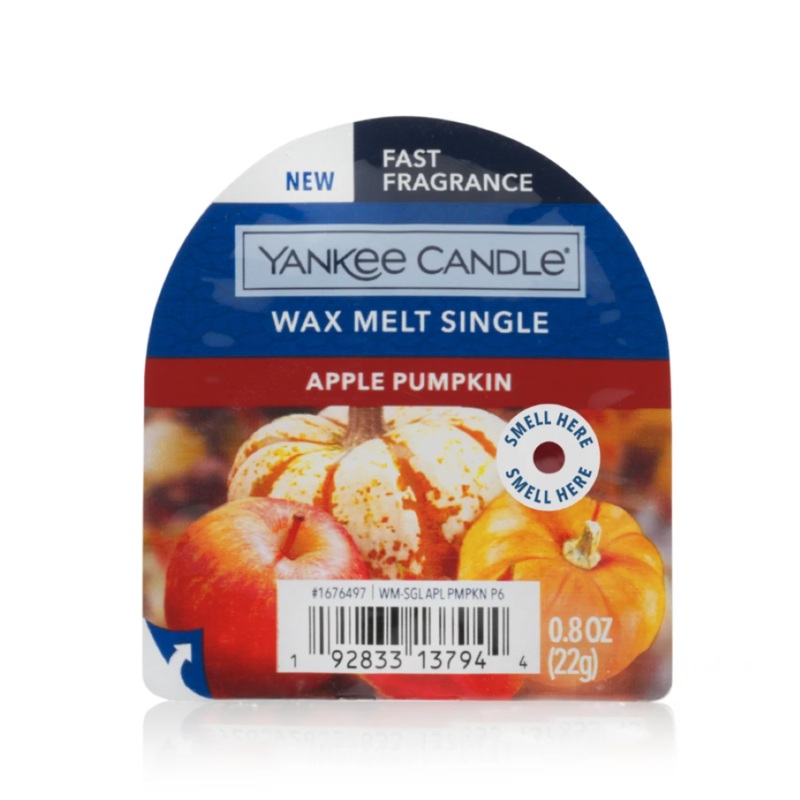Yankee Candle Wax Single Melt – Apple Pumpkin