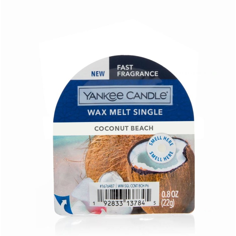 Yankee Candle Wax Single Melt – Coconut Beach