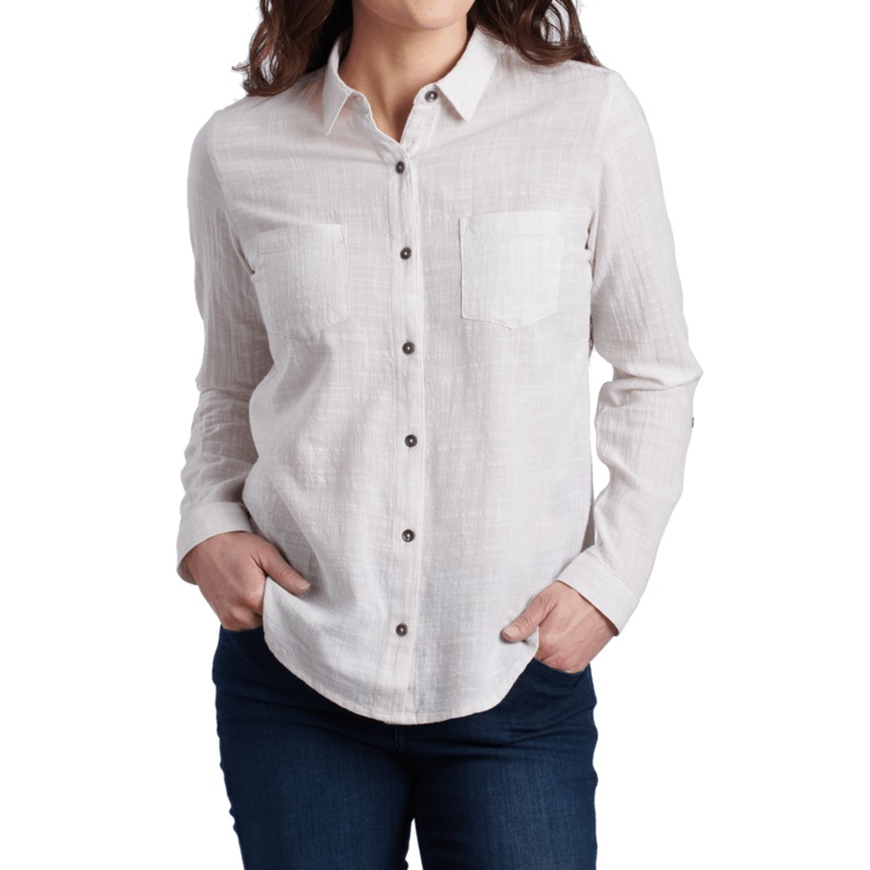 KHL Womens Adele Long Sleeve Button Down Shirt