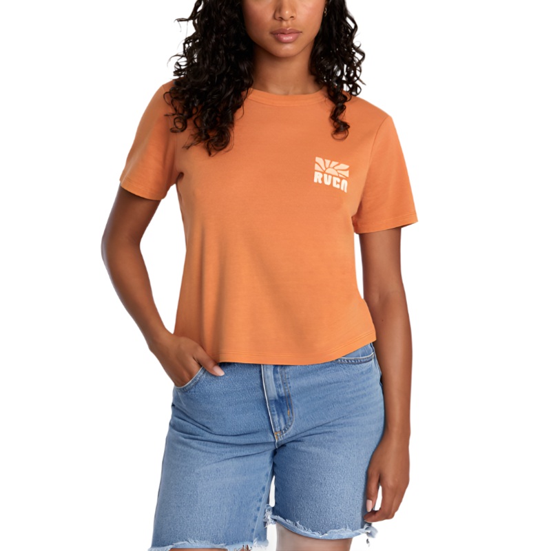 RVCA Womens Daily Short Sleeve T-Shirt