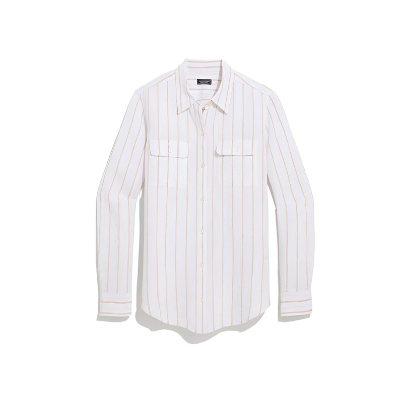 Vineyard Vines Womens Linen Camp Long Sleeve Button Down Shirt