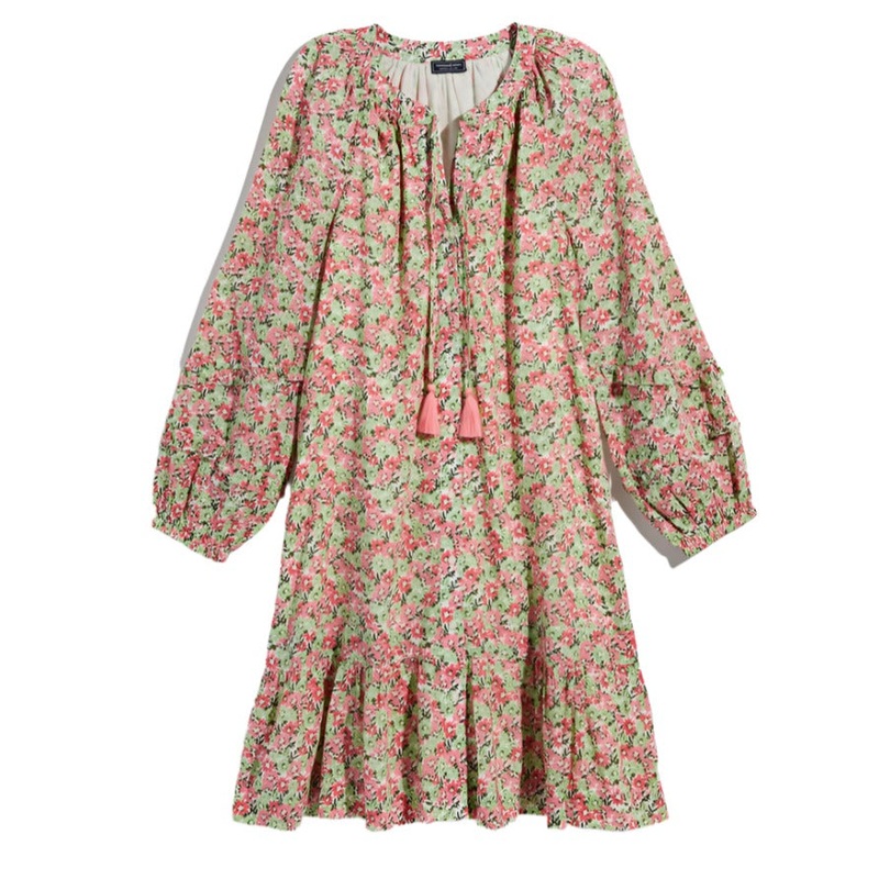 Vineyard Vines Womens Ruffle Tunic Dress