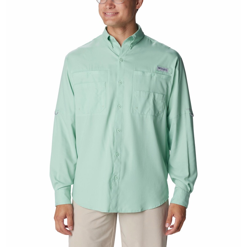 Columbia Mens PFG Tamiami II Long Sleeve Button Down Shirt