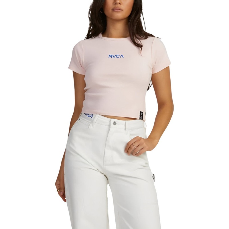 RVCA Womens Paradise Baby Short Sleeve T-Shirt