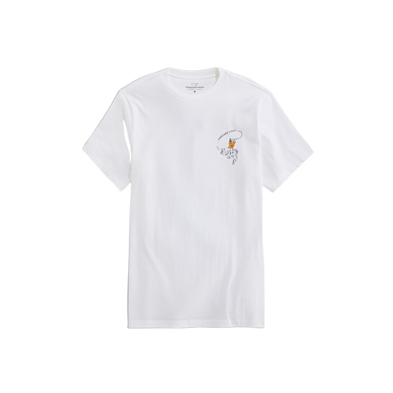 Vineyard Vines Mens Good Catch Short Sleeve Pocket T-Shirt