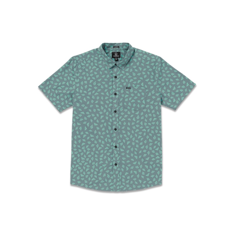 Volcom Mens Interstone Short Sleeve Shirt