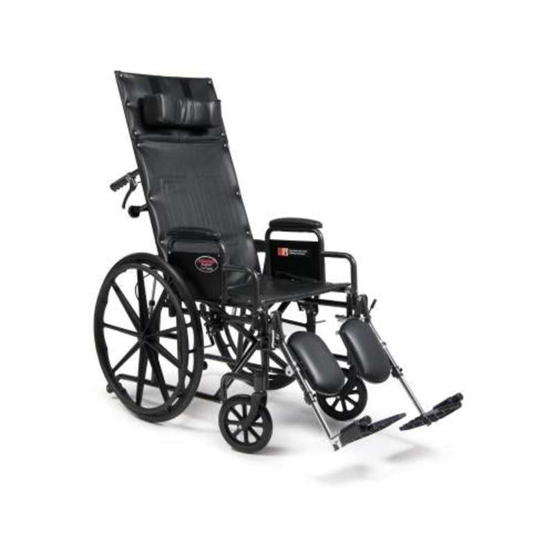 Advantage Reclining Wheelchair with Headrest Extension – $420