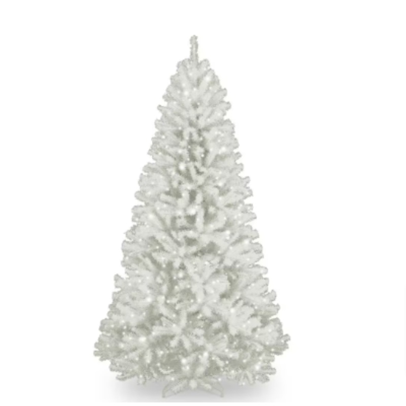 National Tree Company 7.5 ft. North Valley White Spruce Artificial Christmas Tree – $180
