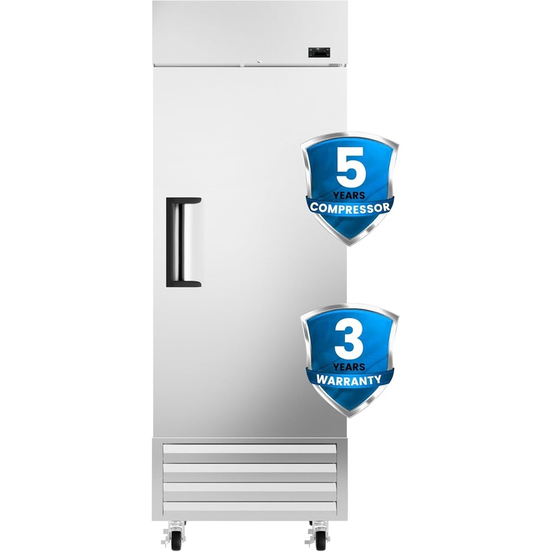 27″W Dynamic Cooling Commercial Freezer 23 Cu. Ft (1 door dents and scratches) – $800