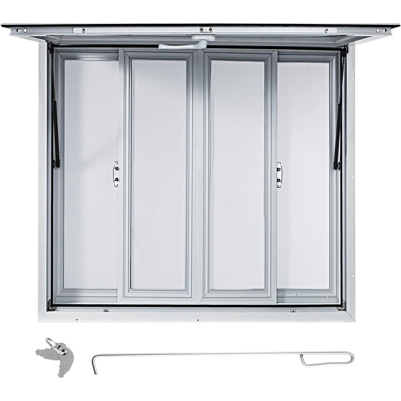 VEVOR Concession Window, 36 x 36 inch, Aluminum Alloy Food Truck Service Window – $210