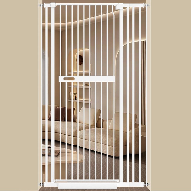 WAOWAO 70.86″ Extra Tall Cat Pet Gate 29.92-37.79″ Wide Pressure Mounted – $155