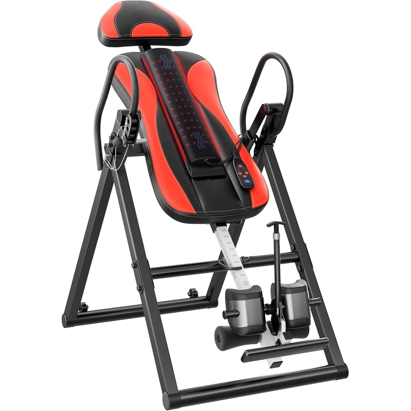 YOLEO Inversion Table Training Equipment Massage & Heat Inversion Table – $140