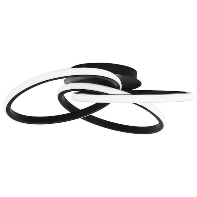 20.47in. 1-Light Modern Linear Integrated LED Flush Mount Ceiling Lighting Fixtures – $55