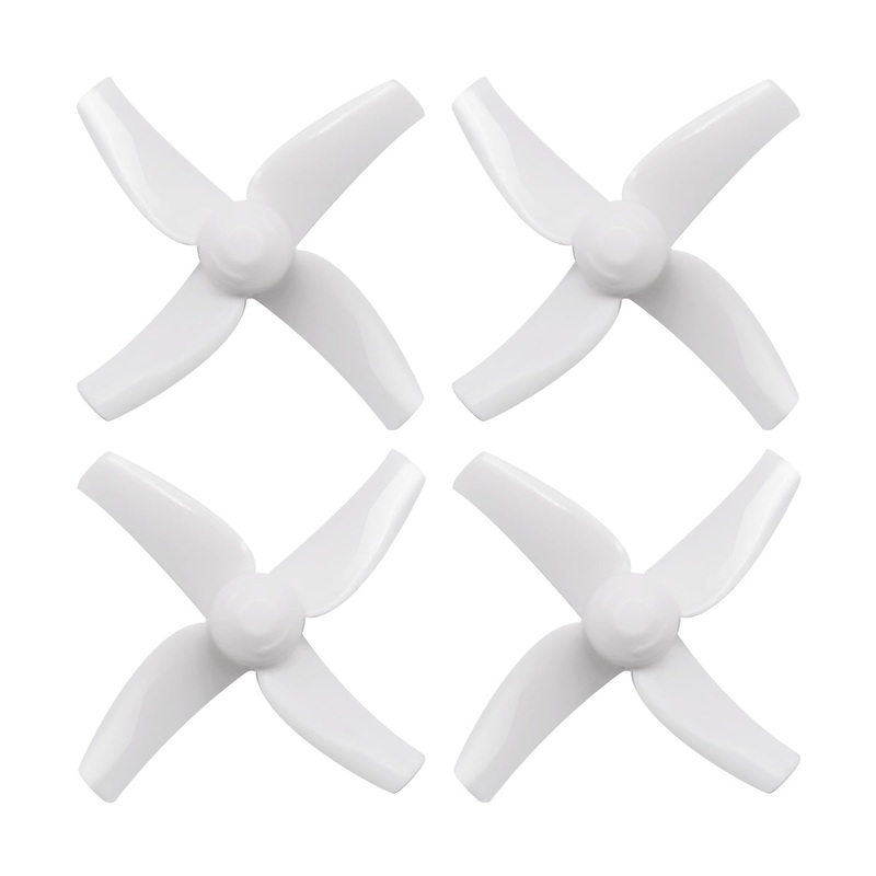 48mm 4-blade Micro Whoop Propellers (1.0mm shaft)