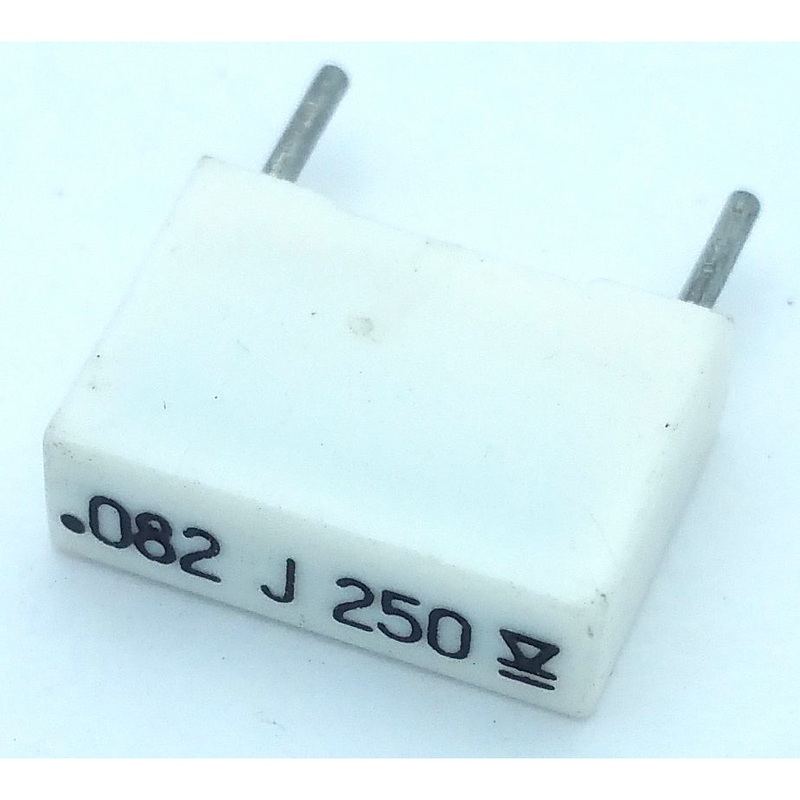 0.082uF 250V Mylar Film Capacitor – .082 J 250