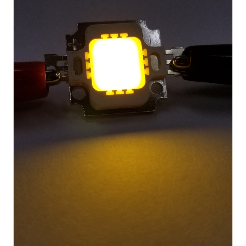 10 Watt Amber LED 12VDC (Yellow)