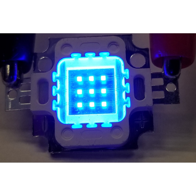10 Watt Blue LED 6-10VDC