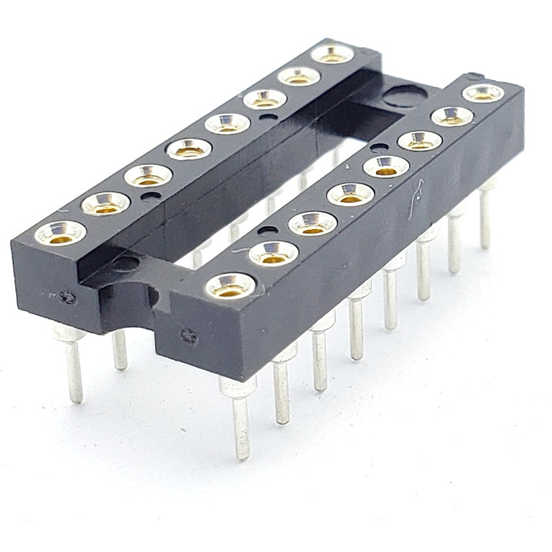 16 Pin Machined Pin IC Socket