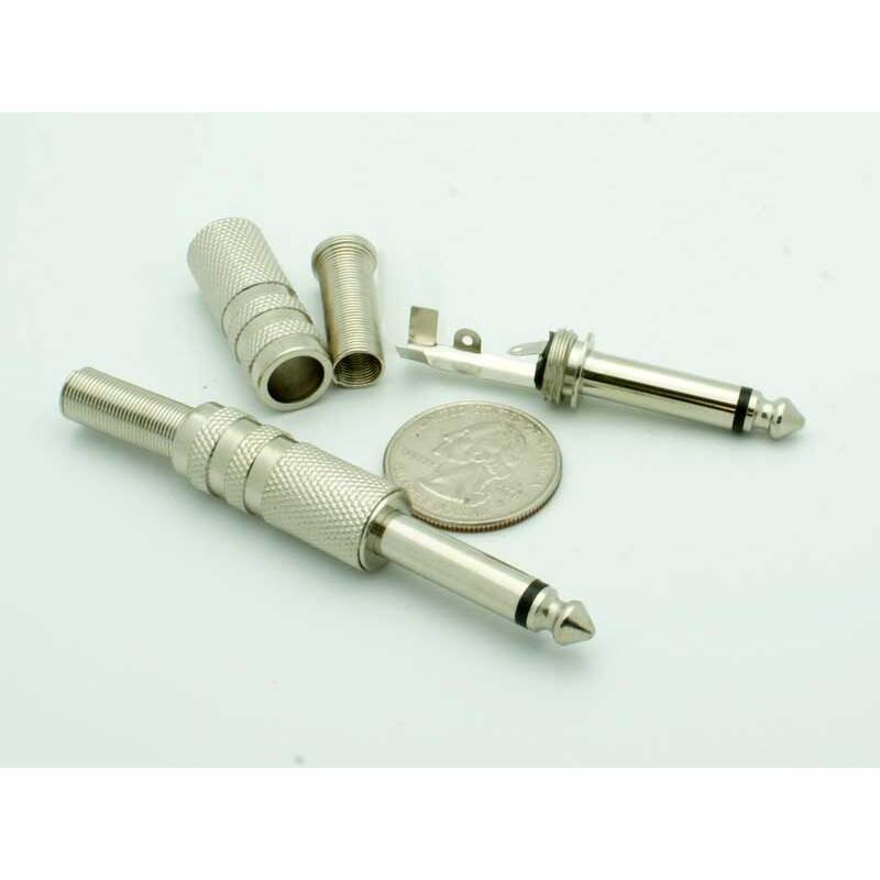 1/4″ Mono Plug with Strain Relief