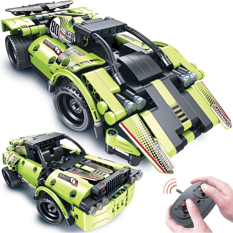 2-in-1 Remote Control Car Building Toy