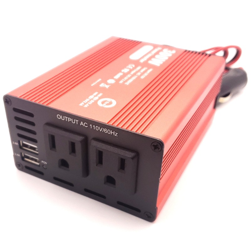 300W Power Inverter – 12V – For Vehicle Or Emergency Power