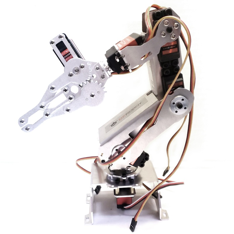 6 DOF 25KG Digital Servo Educational Desktop Robotic Arm V2
