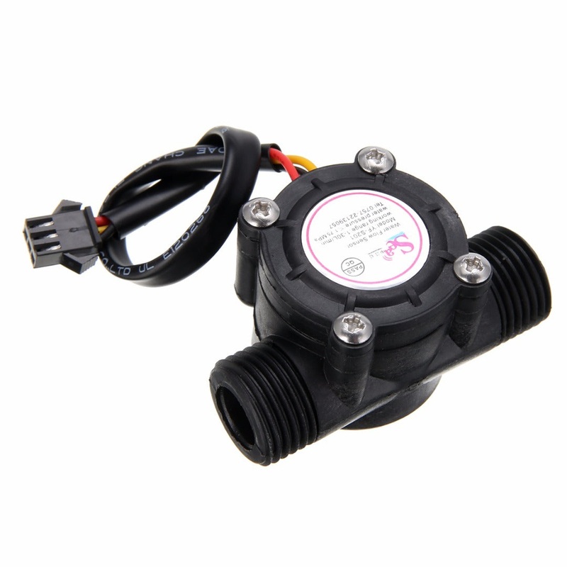 1/2″ Water Flow Sensor 1-30L/min (D14)