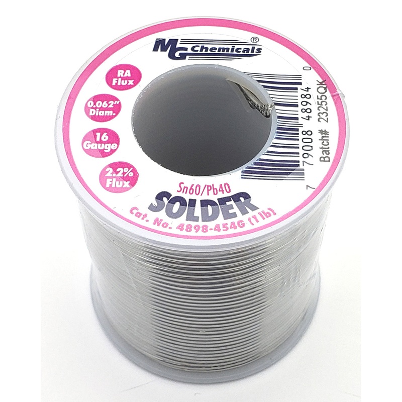 1LB Solder Spool (60/40, .062 DIA.)