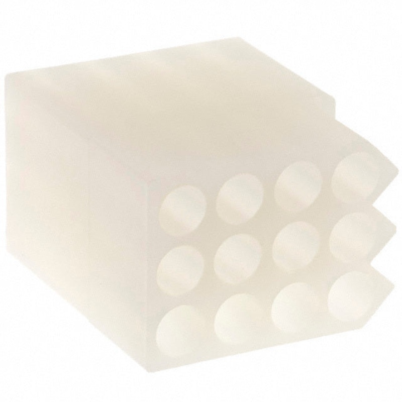 12-pin (3×4) Molex .093 Receptacle MOLEX-03-09-1126