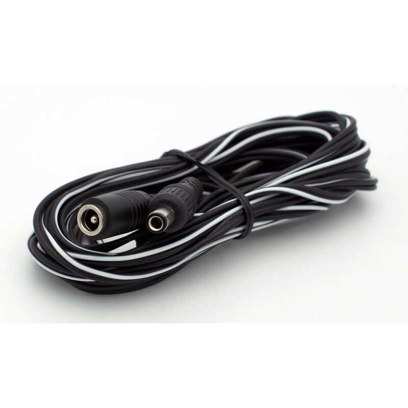 2.1mm x 5.5 DC Power Plug Extension Cable -12′ Male-Female