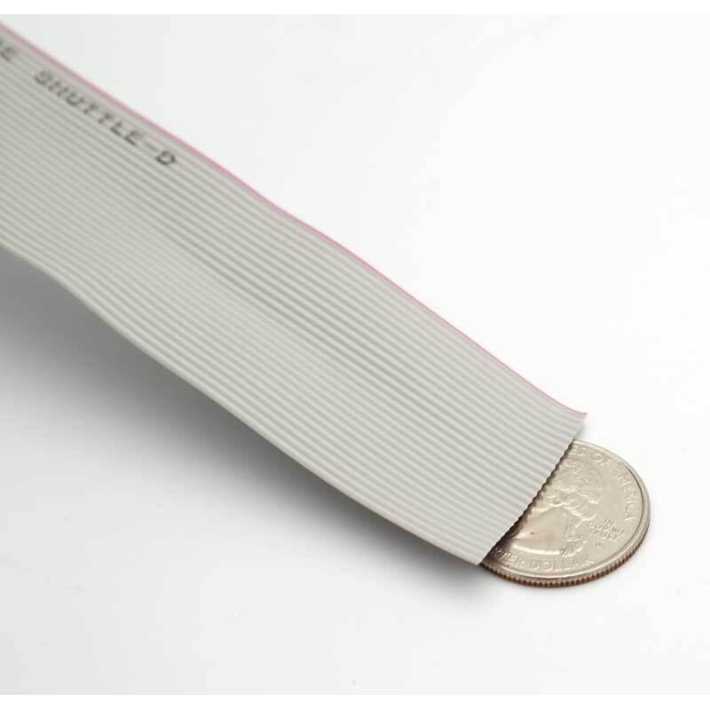 25 Conductor 0.5″ Pitch 28 AWG Ribbon Cable