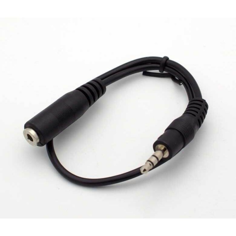 1′ 3.5mm Stereo Male-Female Extension Cable