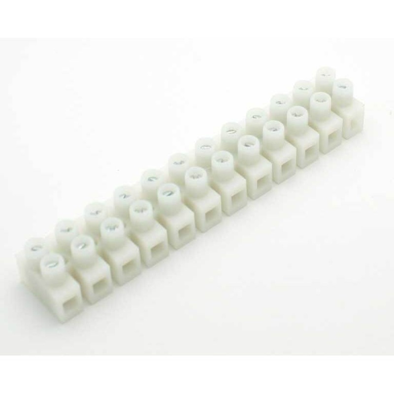12 Position Breakable Terminal Strip – 6A (18-20AWG Wire)