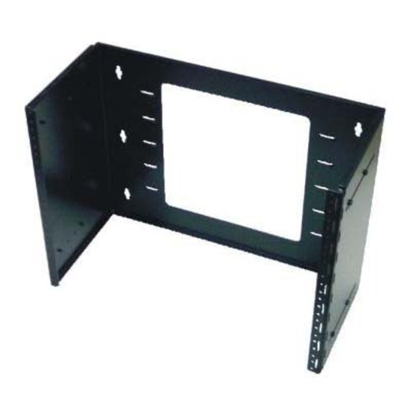 19″ 8U Adjustable Depth Wall Mount Rack – (Hinged)