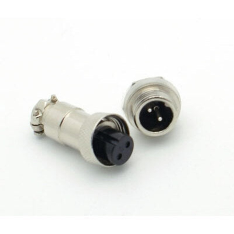 2 Pin Miniature Microphone Connector (Male/Female Pair)