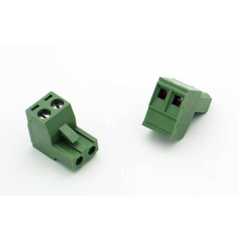 2 Position Phoenix Connector Plug – (12-22AWG Wire / 15A)