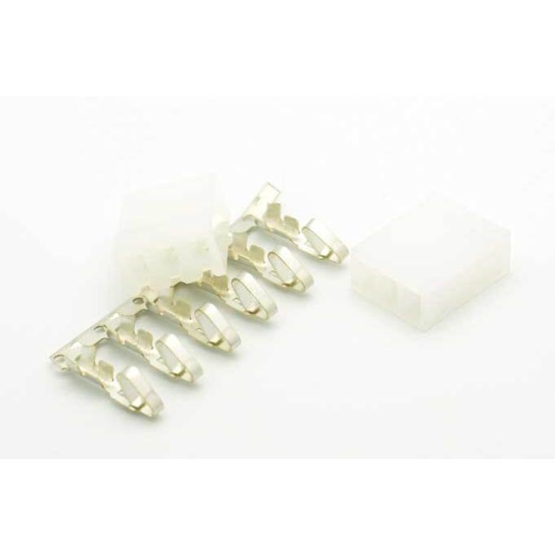 3 Pin 0.156″ Polarized Locking Female Socket Connector – 2 Pack