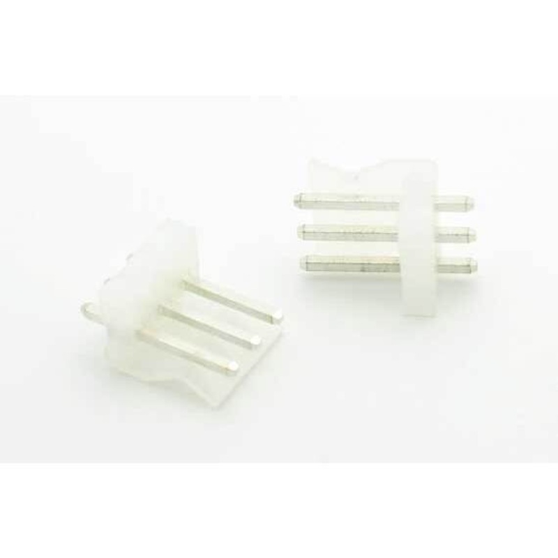 3 Pin 0.156″ Polarized Locking Male Header – 2 Pack
